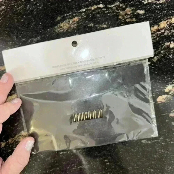 NEW! Bridal Hair Comb Rhinestones Faux Gold Tone - Studio His & Hers - Picture 4 of 5